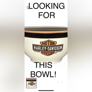 LOOKING TO BUY this Harley Davidson bowl!!